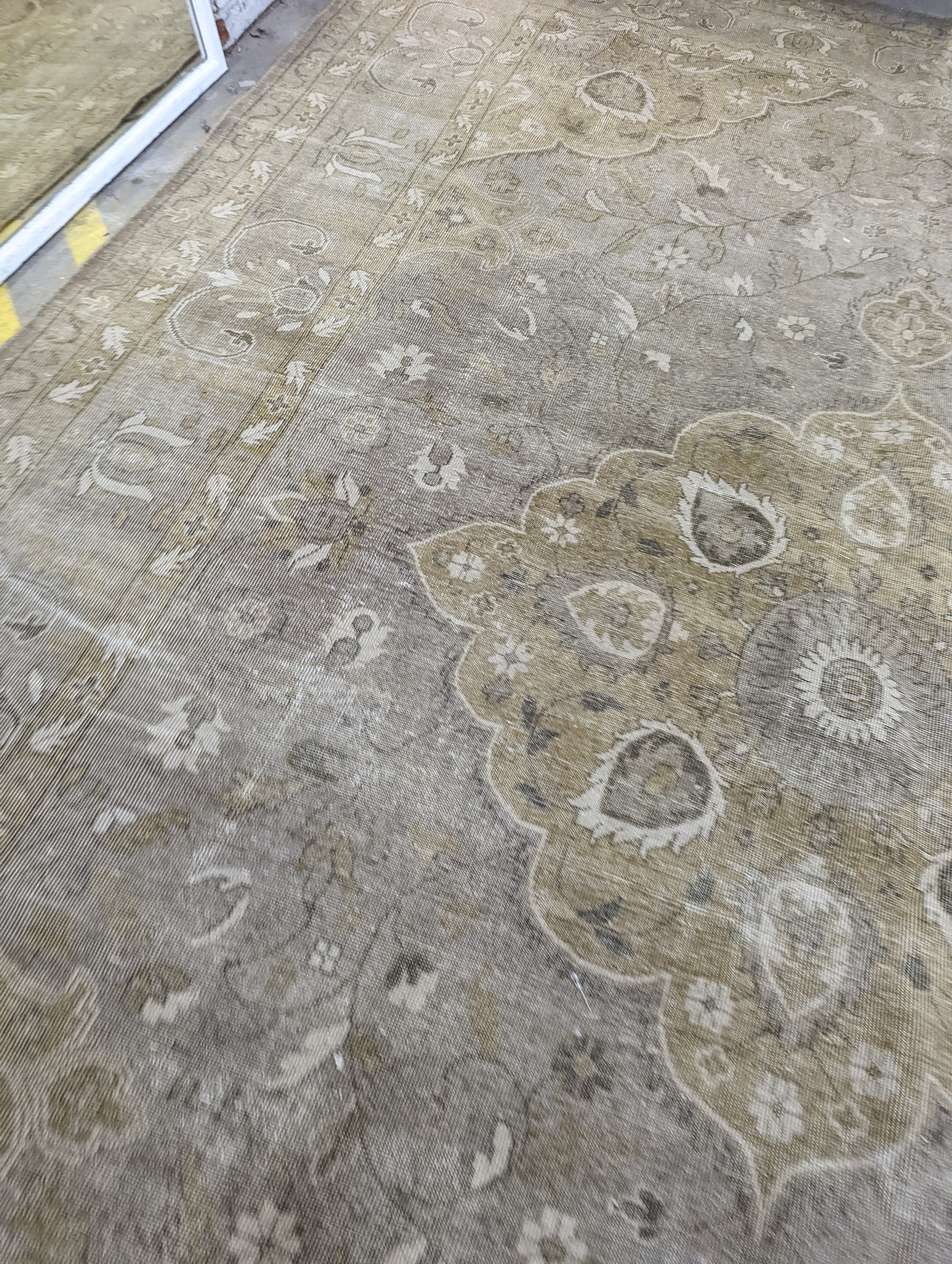 A contemporary North West Persian style pale wool carpet, 420 x 293cm